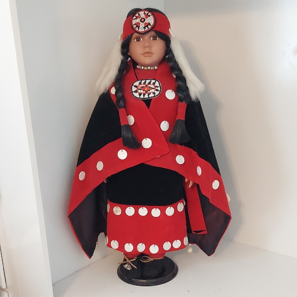 Porcelain Medicine Indian Doll